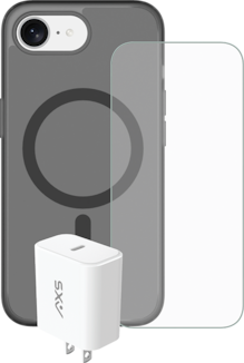 Estuche magnético Proshield + protector para pantalla Armorglass Pro + cargador de 30 W para iPhone 16e, paquete de 3