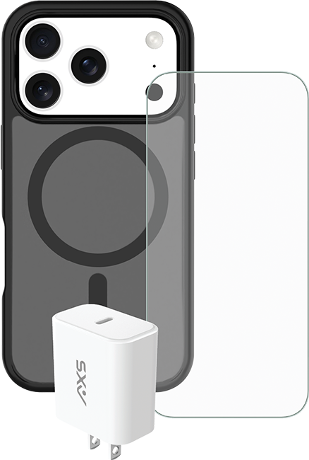 AXS Proshield Magnetic Case Armorglass pro Screen 30w charger - iPhone 18 Pro Max/17 Pro Max