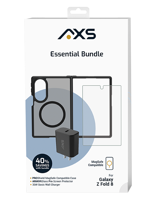 AXS Proshield Magnetic Case + Armorglass pro Screen + 30w charger - Samsung Galaxy Z Fold8