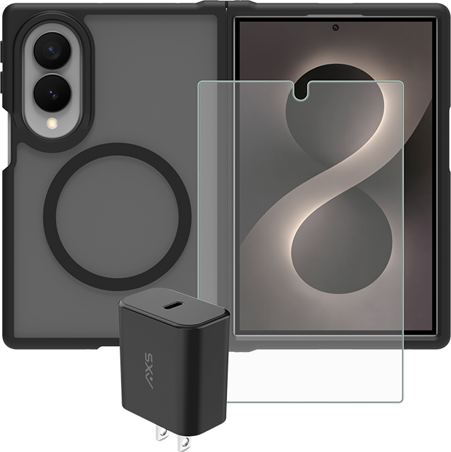AXS Proshield Magnetic Case + Armorglass pro Screen + 30w charger - Samsung Galaxy Z Fold8