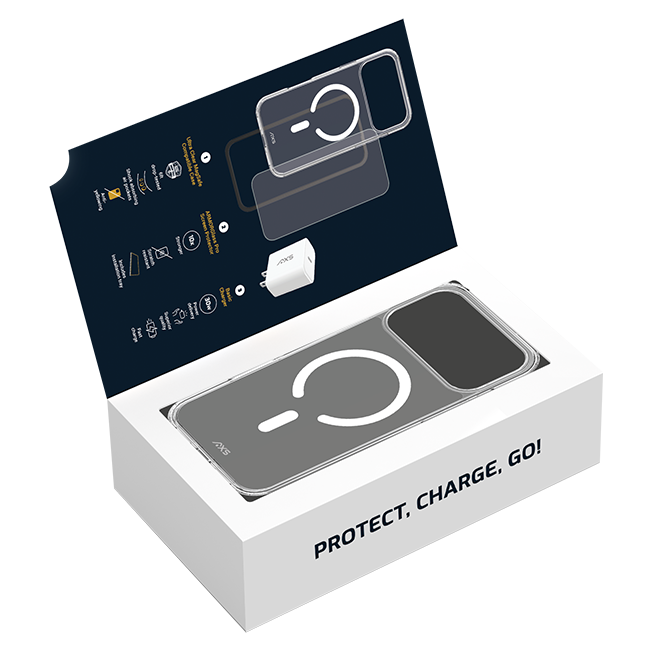 AXS Ultra Case + Armorglass Pro Screen + 30W Basic Charger - iPhone 17 Pro