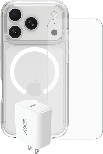 AXS Ultra Case + Armorglass Pro Screen + 30W Basic Charger - iPhone 17 Pro