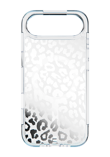 Estuche BodyGuardz Accent Clear Chrome Leopard con MagSafe para el iPhone Air