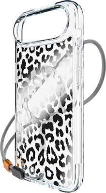 Estuche BodyGuardz Accent Clear Chrome Leopard con MagSafe para el iPhone Air