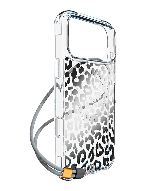 BodyGuardz Accent Clear Chrome Leopard MagSafe Case - iPhone 17 Pro Max