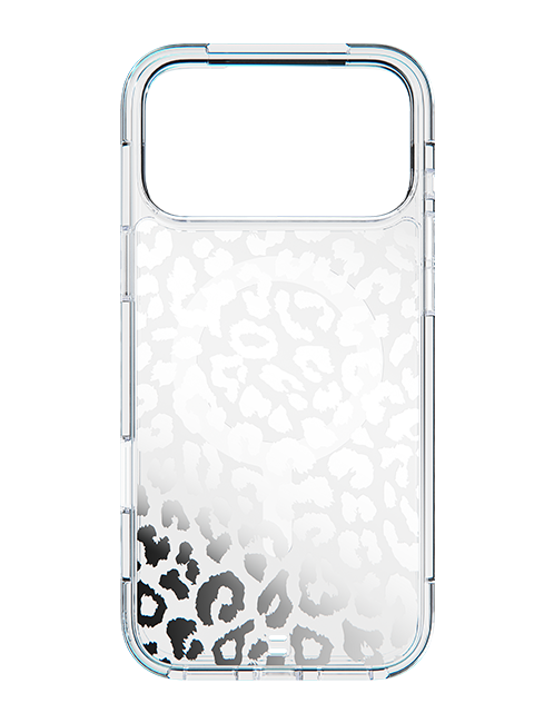 BodyGuardz Accent Clear Chrome Leopard MagSafe Case - iPhone 17 Pro Max