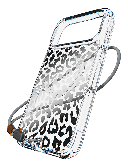 BodyGuardz Accent Clear Chrome Leopard MagSafe Case - iPhone 17 Pro Max
