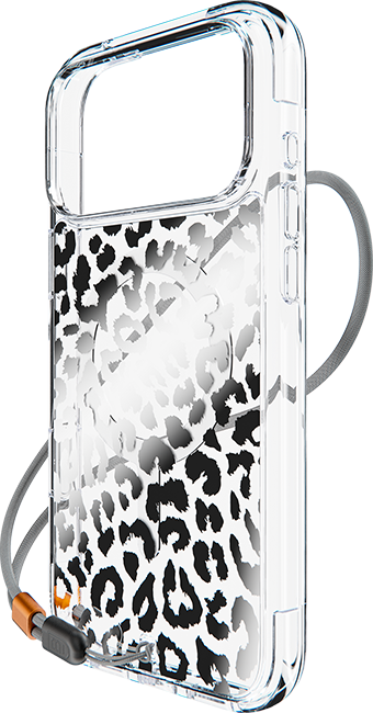 BodyGuardz Accent Clear Chrome Leopard MagSafe Case - iPhone 17 Pro Max