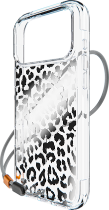 Estuche BodyGuardz Accent Clear Chrome Leopard con MagSafe para el iPhone 17 Pro Max