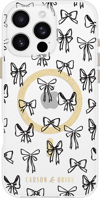 Carson & Quinn Bows Dress to Impress with MagSafe Case - iPhone 16 Pro Max