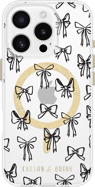Carson & Quinn Bows Dress to Impress with MagSafe Case - iPhone 16 Pro