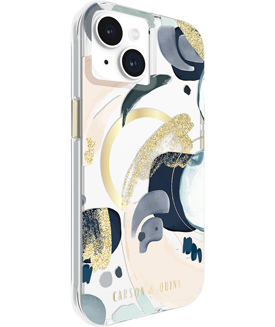 Carson & Quinn Brush Strokes with MagSafe Case - iPhone 15/14/13