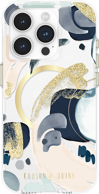 Estuche Carson & Quinn con MagSafe con pinceladas para iPhone 15 Pro