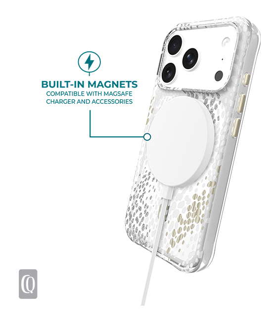 Estuche Carson & Quinn Cosmic Crystals con MagSafe para el iPhone 17 Pro