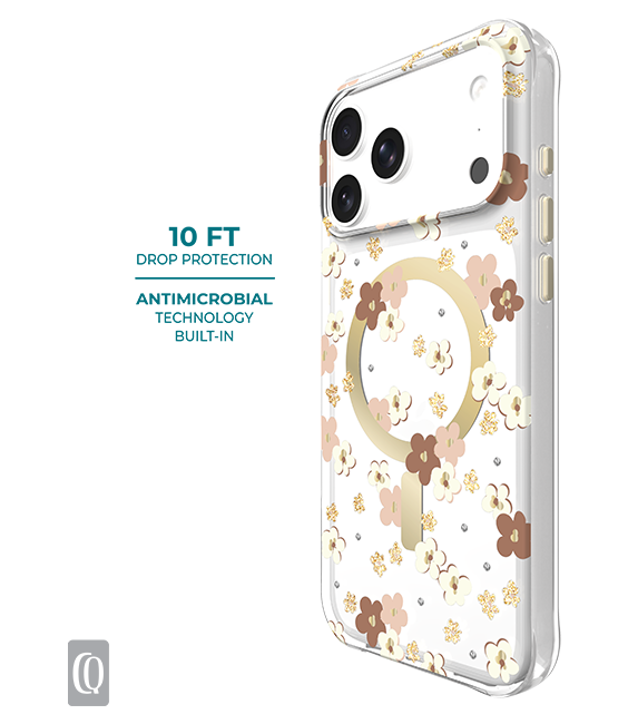 Estuche Carson & Quinn Daisy Drift con MagSafe para el iPhone 17 Pro Max