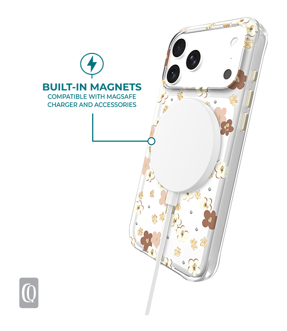 Estuche Carson & Quinn Daisy Drift con MagSafe para el iPhone 17 Pro Max