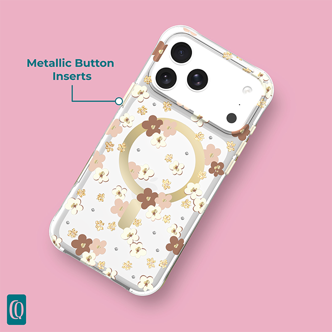 Estuche Carson & Quinn Daisy Drift con MagSafe para el iPhone 17 Pro Max