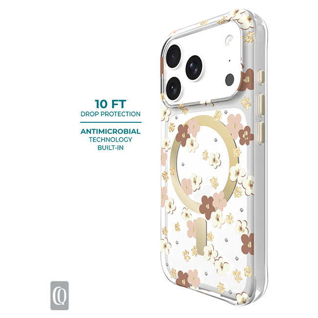 Estuche Carson & Quinn Daisy Drift con MagSafe para el iPhone 17 Pro