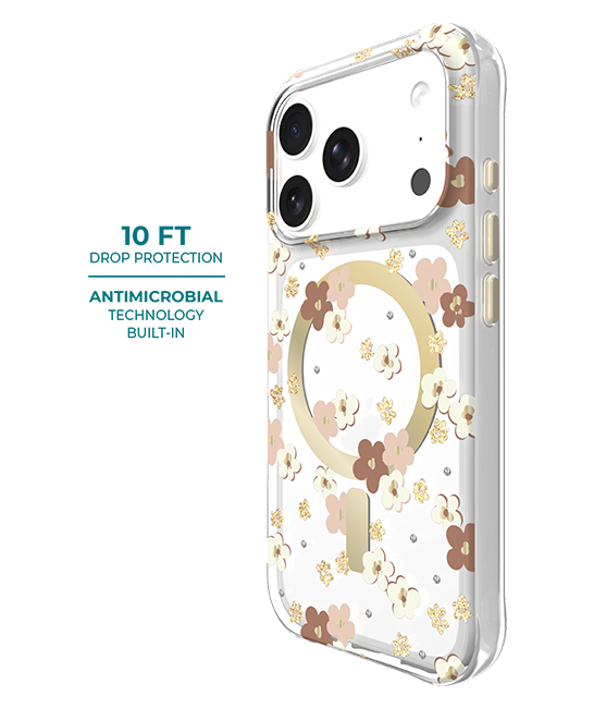 Estuche Carson & Quinn Daisy Drift con MagSafe para el iPhone 17 Pro