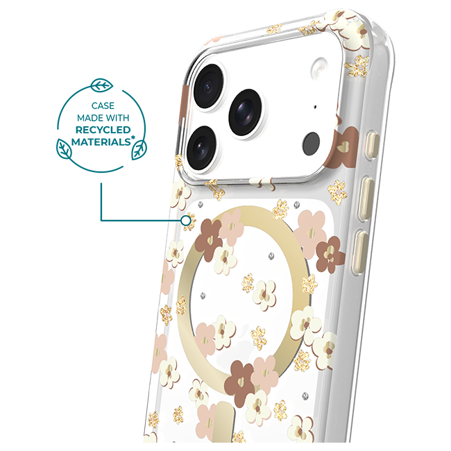Estuche Carson & Quinn Daisy Drift con MagSafe para el iPhone 17 Pro