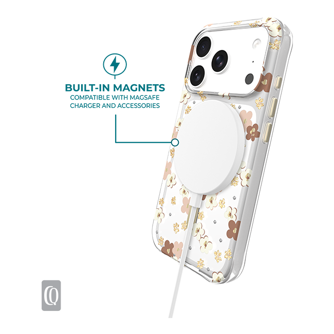 Estuche Carson & Quinn Daisy Drift con MagSafe para el iPhone 17 Pro