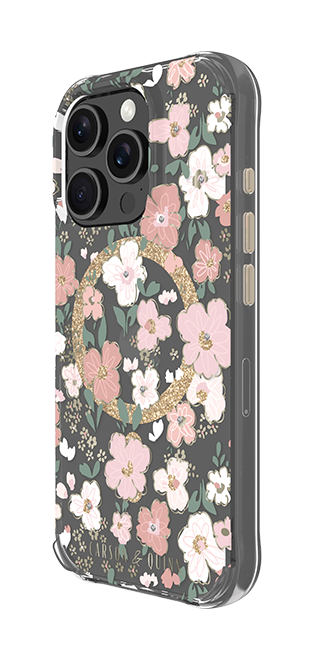 Estuche Carson & Quinn Floral Frenzy con MagSafe para iPhone 16 Pro