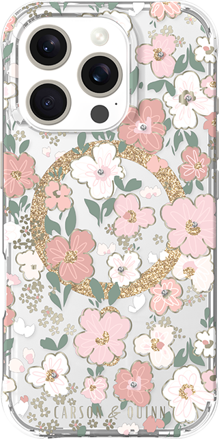Estuche Carson & Quinn Floral Frenzy con MagSafe para iPhone 16 Pro