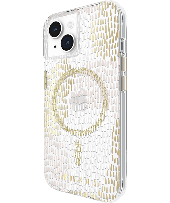 Carson & Quinn Glamour In Gold with MagSafe Case - iPhone 15/14/13