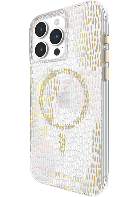 Carson & Quinn Glamour In Gold with MagSafe Case - iPhone 15 Pro Max