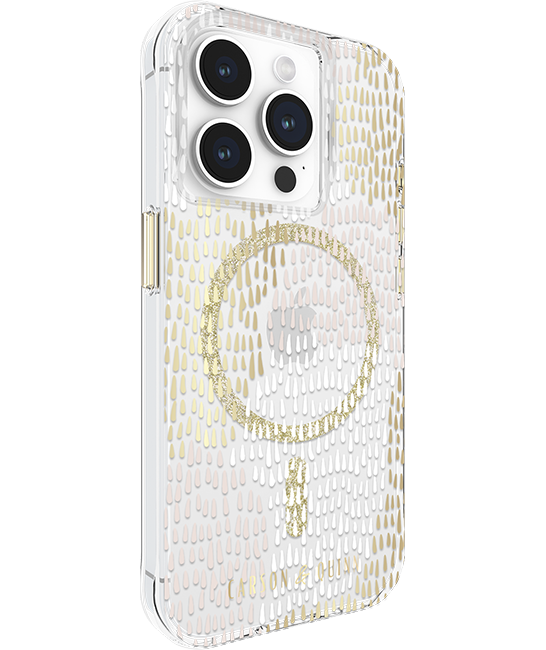 Carson & Quinn Glamour In Gold with MagSafe Case - iPhone 15 Pro