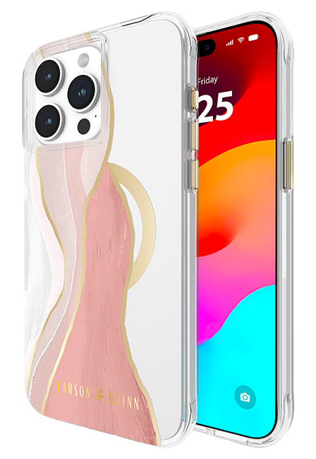Carson & Quinn Pink Desert Nights with MagSafe Case - iPhone 15 Pro Max