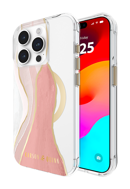 Carson & Quinn Pink Desert Nights with MagSafe Case - iPhone 15 Pro