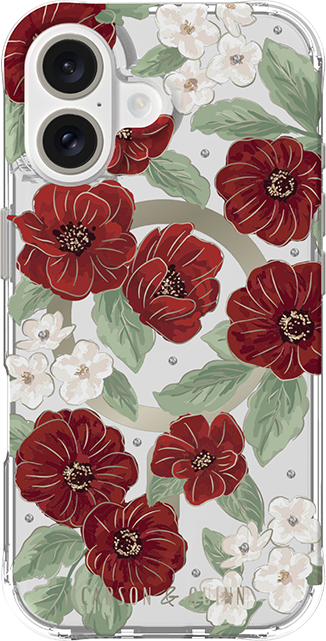 Carson & Quinn Ruby Garden with MagSafe Case - iPhone 16