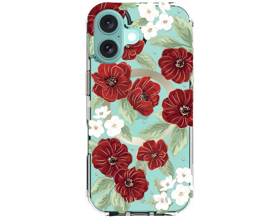 Carson & Quinn Ruby Garden with MagSafe Case - iPhone 16 - AT&T