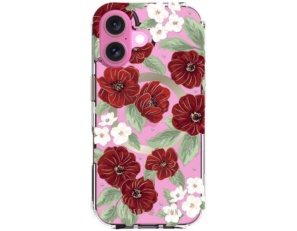 Carson & Quinn Ruby Garden with MagSafe Case - iPhone 16 - AT&T