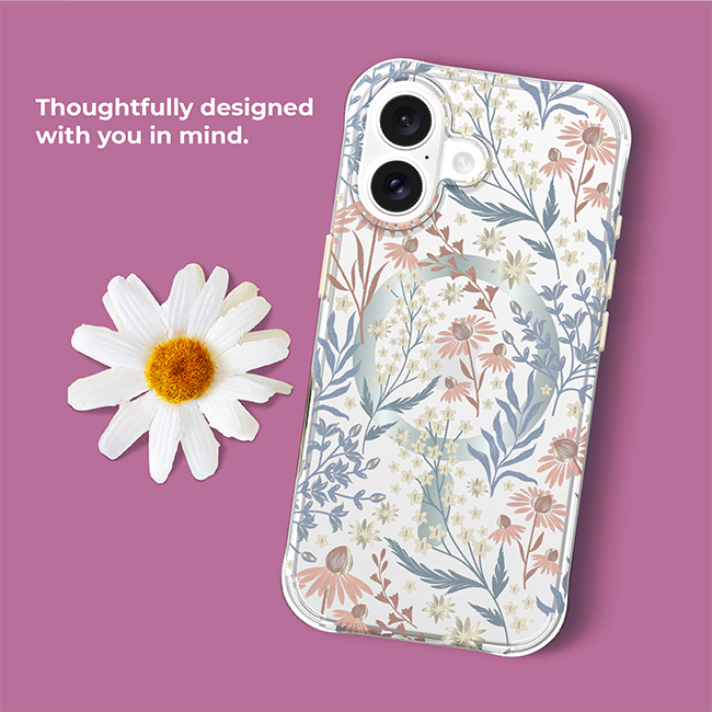 Estuche Carson & Quinn Wildflower Sonata con MagSafe para el iPhone 17