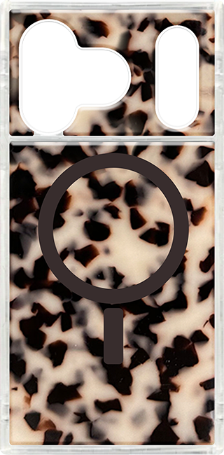 FLAUNT SQUARE Blonde Tortise MagSafe Case - iPhone 17 Pro