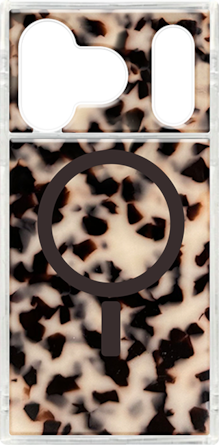 SQUARE Blonde Tortise MagSafe Case - iPhone 17 Pro
