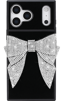 SQUARE Elegance Crystal Bow Case - iPhone 17 Pro Max