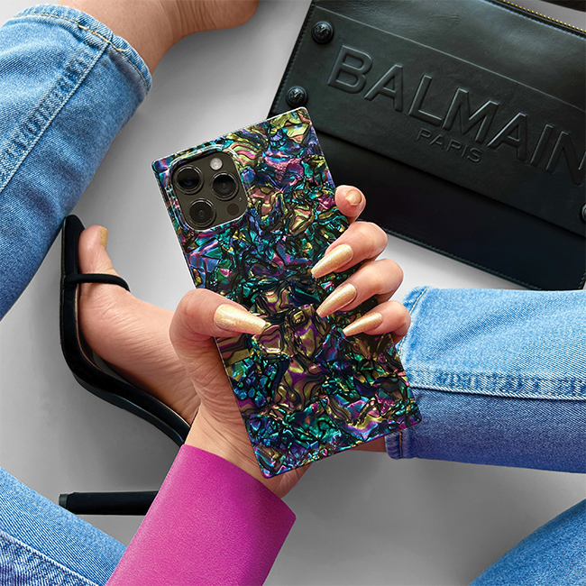 SQUARE Abalone Shell with MagSafe Case - iPhone 16 Pro