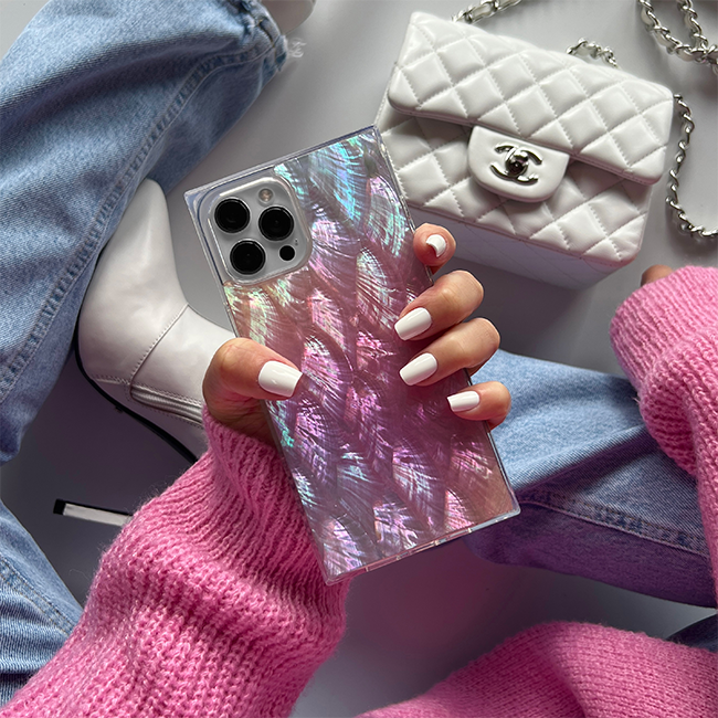 SQUARE Mother of Pearl with MagSafe Case - iPhone 16 Pro