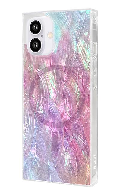 SQUARE Mother of Pearl with MagSafe Case - iPhone 16