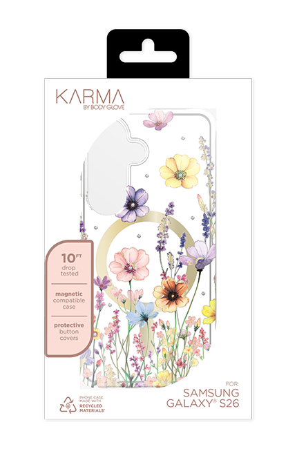 Karma by Body Glove Fairytale Floral Case with Magnet - Samsung Galaxy S26