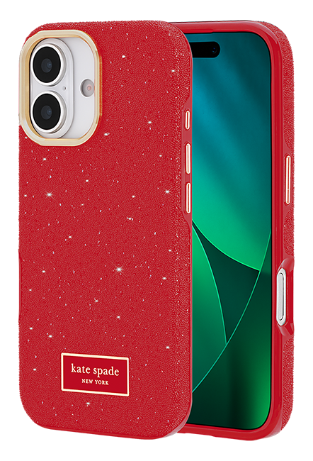 Estuche Kate Spade Crystal Pave con MagSafe para el iPhone 17