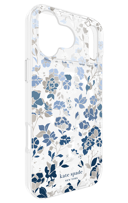 Kate Spade Flowerbed Blue MagSafe Case - iPhone 18 Pro Max/17 Pro Max