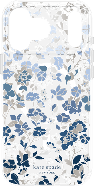 Kate Spade Flowerbed Blue MagSafe Case - iPhone 18 Pro Max/17 Pro Max