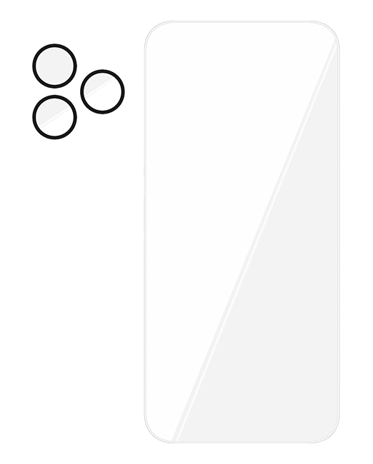 Paquete Matter 3 en 1 de estuche, protector de pantalla y protector de lente de la cámara para el iPhone 17 Pro