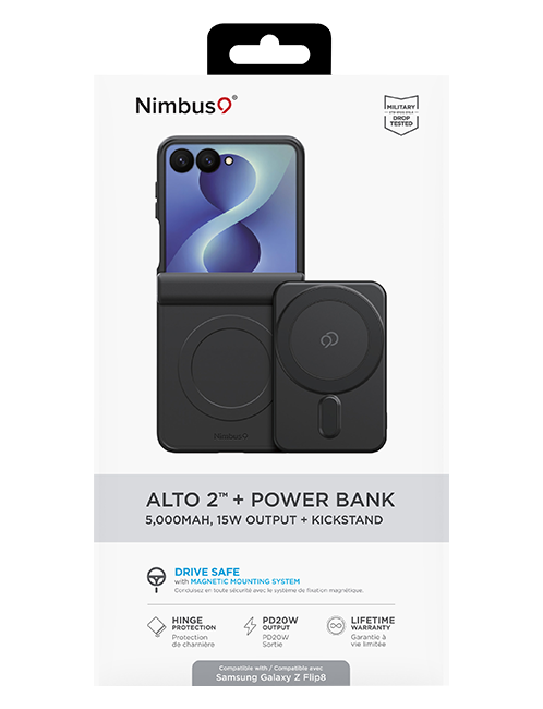 Nimbus9 Alto Bundle Case with 5000mAH Powerbank - Samsung Z Flip8