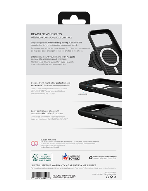 Estuche Nimbus9 Alto Silicone con MagSafe para el iPhone 17 Pro