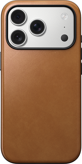 NOMAD Modern Ecco Leather MagSafe Case - iPhone 18 Pro/17 Pro